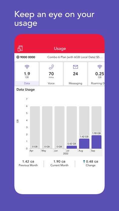 Singtel Enterprise Mobility Screenshot