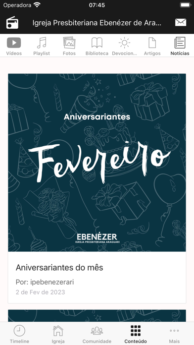 IPB Ebenézer de Araguari Screenshot