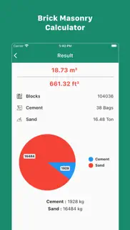 brick masonry calculator iphone screenshot 2