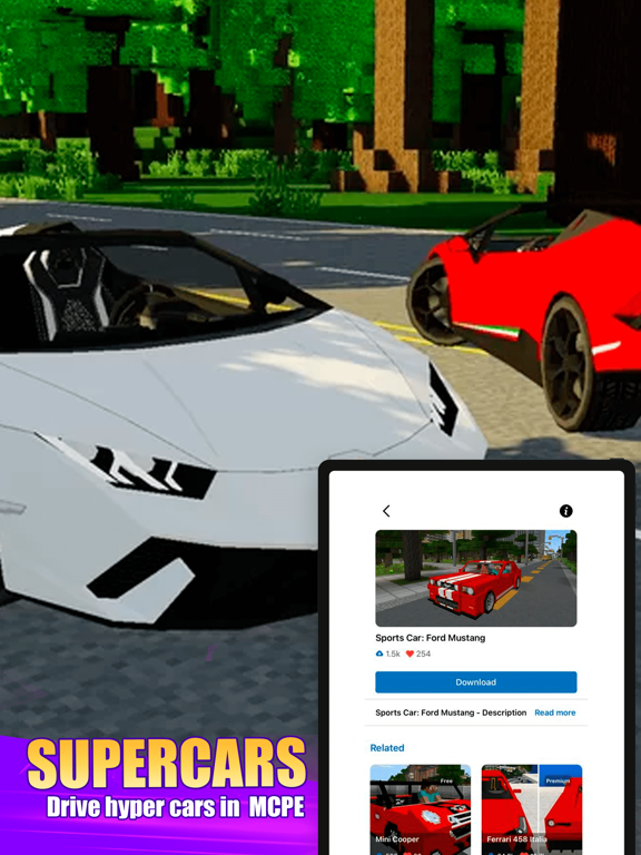 Screenshot #6 pour Car Mod for Minecraft PE