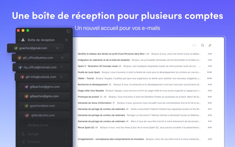 Screenshot #3 pour Spark Mail - E-mail avec IA