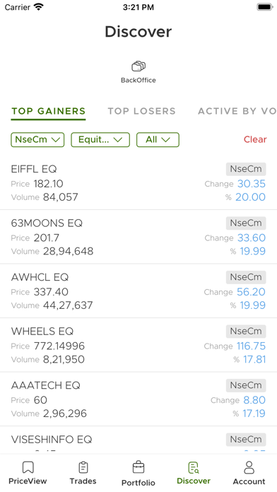 Equirus Trading Screenshot