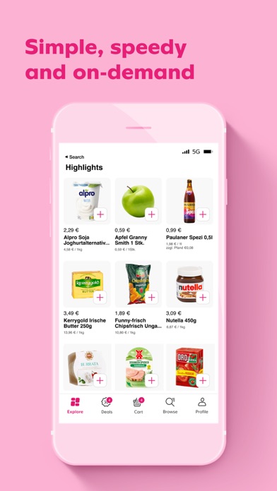 Flink: Groceries in minutes Screenshot
