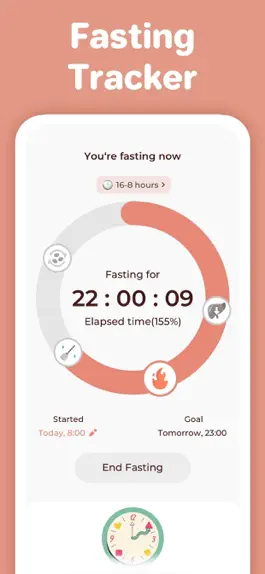 Game screenshot EatTimer: Fasting Tracker App apk