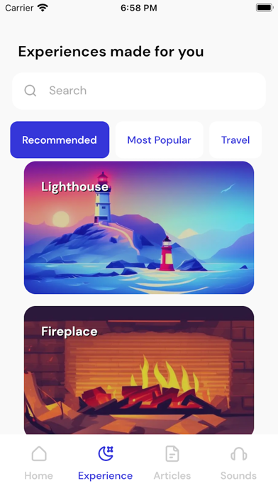 Vibe: Relax, Sleep, Meditate Screenshot