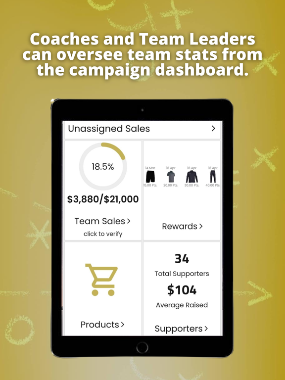 Gold Athletics iPad screenshot 2 - Sports app