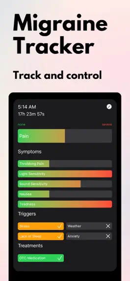Game screenshot Migraine Tracker+ mod apk