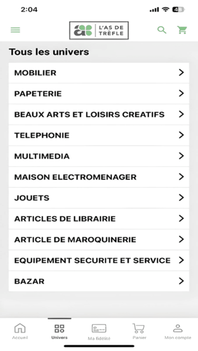 Mafidélité Screenshot