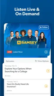 ramsey network iphone screenshot 2