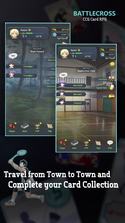 BattleCross Badminton Card RPG screenshot-6
