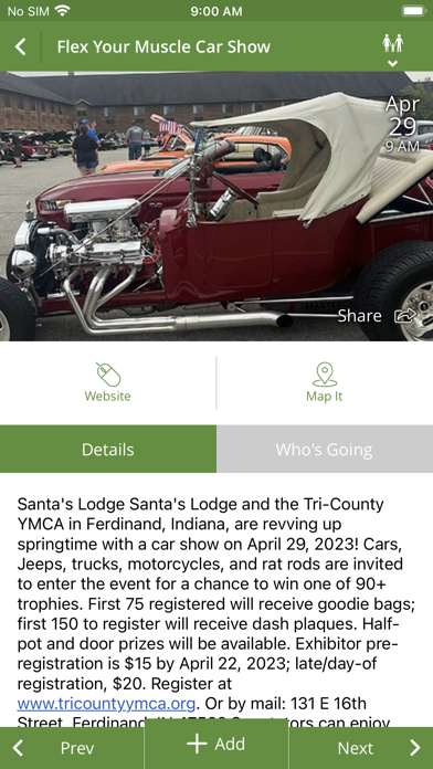 Santa Claus, Ind., Area Screenshot