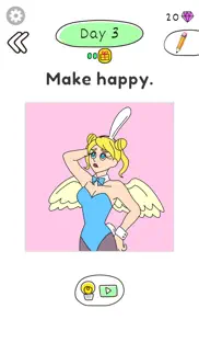 draw happy angel : puzzle game iphone screenshot 3