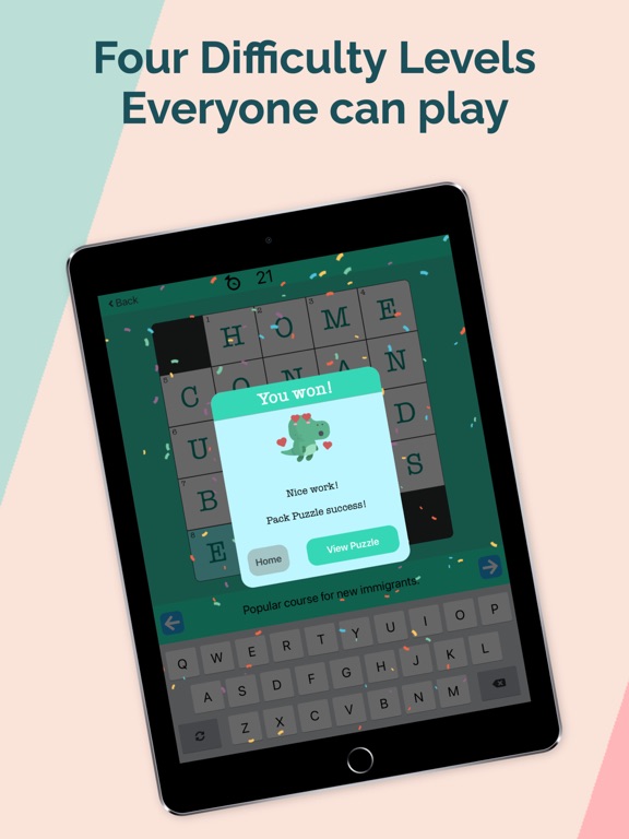 Mini Crossword Daily iPad screenshot 5 - Games app