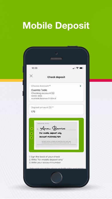 FirstBank Tu Banca Digital App Screenshot