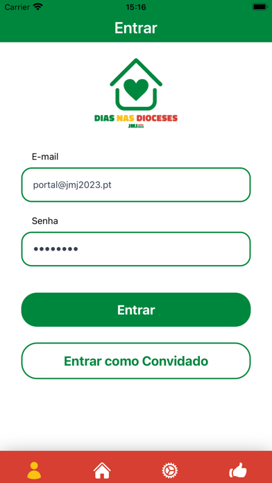 Dias nas Dioceses 2023 Screenshot