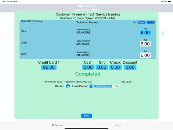 Lux POS iPad screenshot 2 - Business app