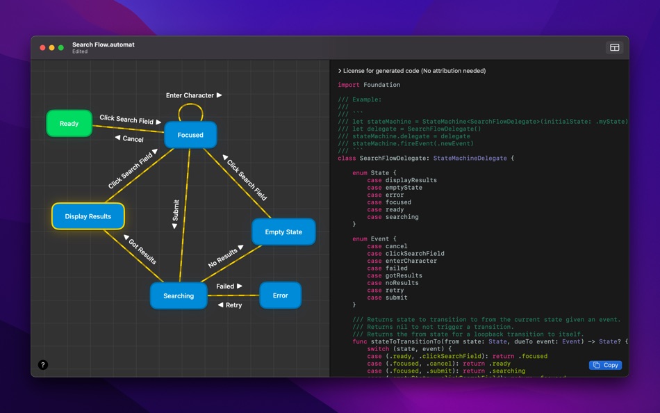 #1. Automata Designer (macOS) By: Apparata AB