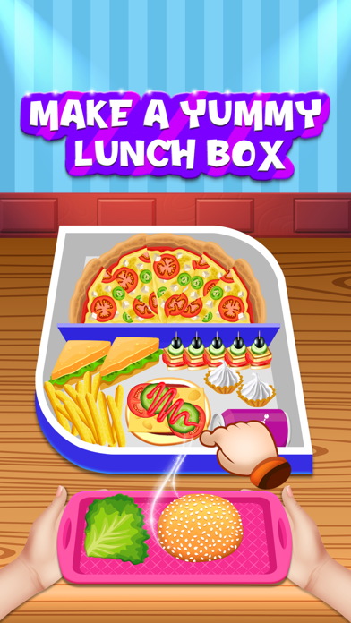 Fill Lunch Box: Organizer Game Screenshot