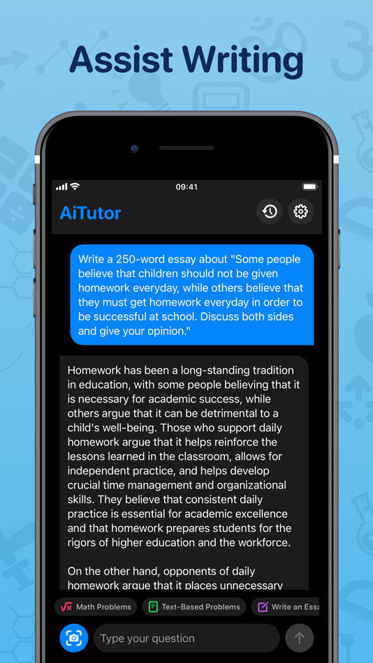 #4. AI Homework Helper: AiTutor (iOS) 由: Giang Le