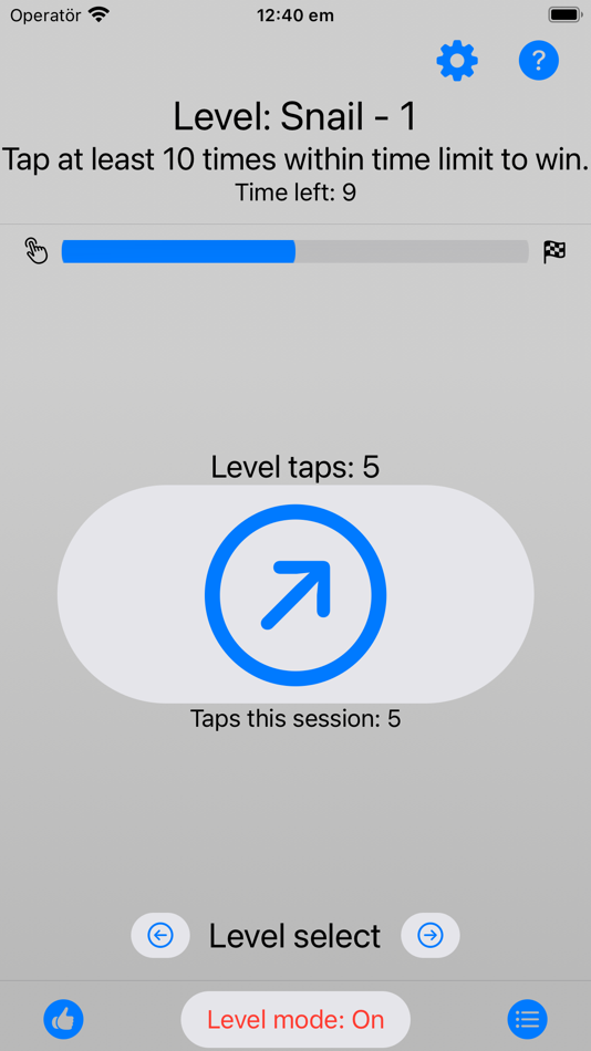 #1. The Pointless Tapping Game (iOS) By: Patrik Ell