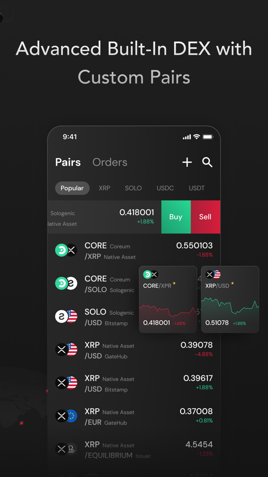 #5. SOLO DEX (iOS) 由: Sologenic Development Foundation