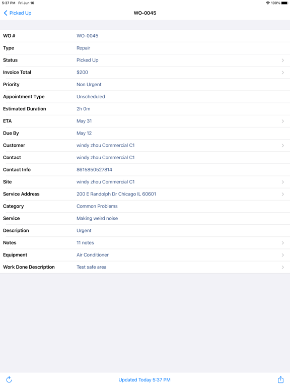 Screenshot #6 pour Intuit Field Service Mgnt