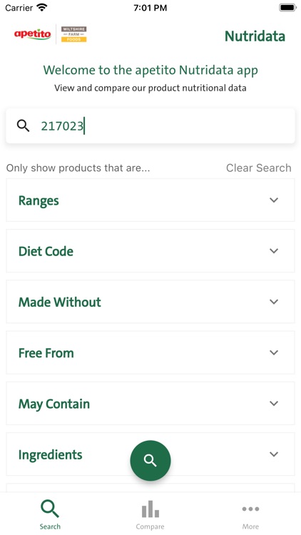 apetito Nutridata screenshot-5