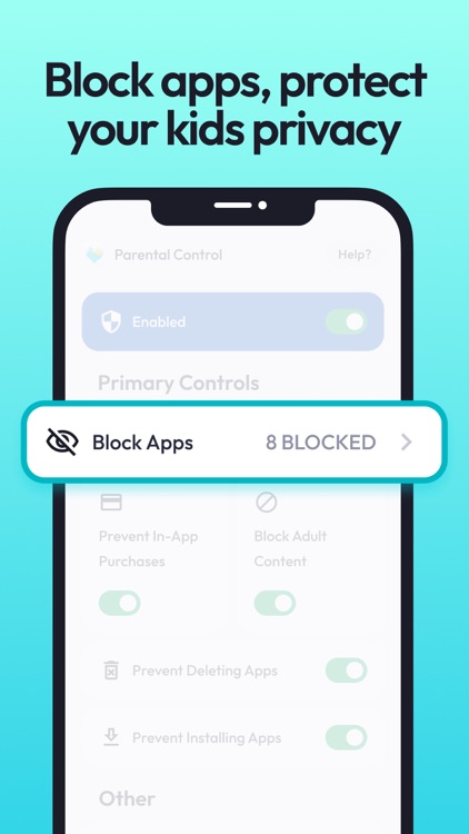 Parental Control - Block Apps