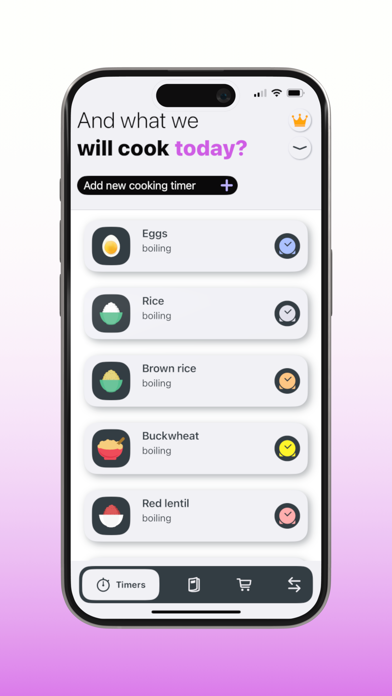 Kitchen notes: meal planner Screenshot