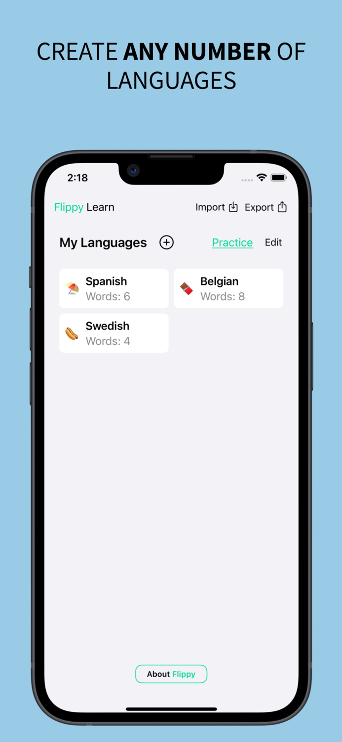 Flippy Learn - Word Flashcards
