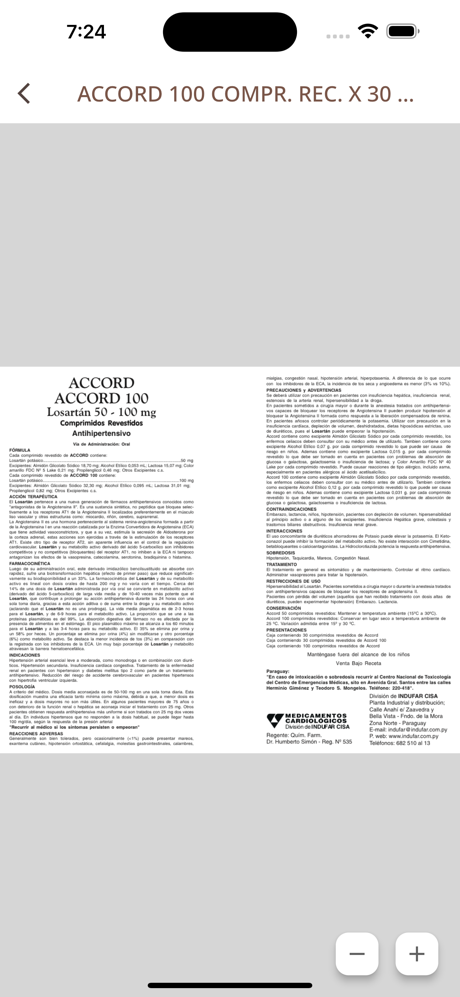 Indufar Vademécum screenshot 4