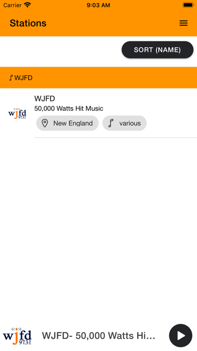 WJFD Radio App Screenshot 3 - AppWisp.com WJFD Radio App Screenshot 3 - AppWisp.com