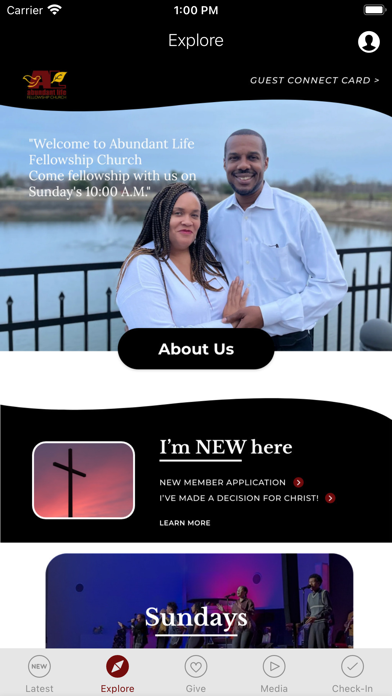 Abundant Life Fellowship Screenshot