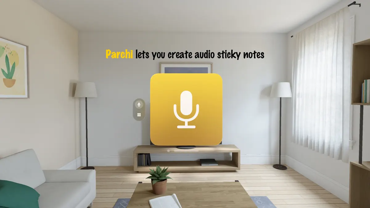 Parchi: Audio Sticky Notes screenshot 1