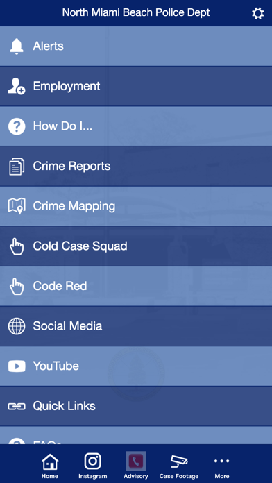 North Miami Beach Police Dept Screenshot