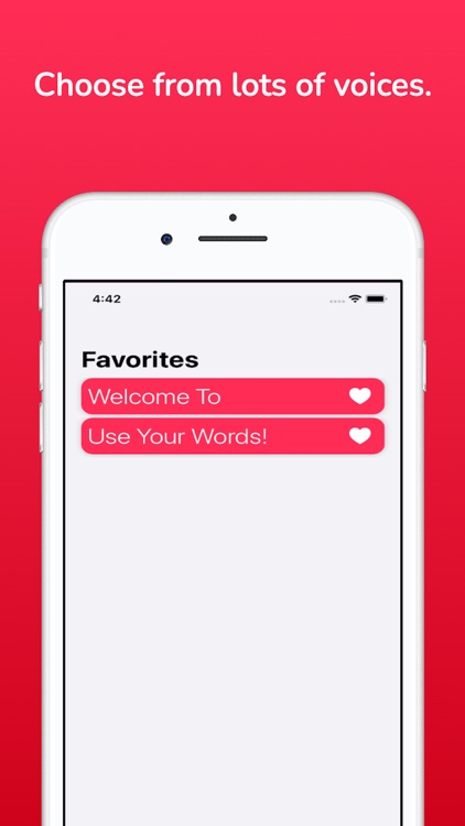 Use Your Words! - AAC buttons