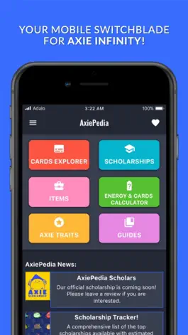 Game screenshot Axie Pedia: Tools Scholarships mod apk