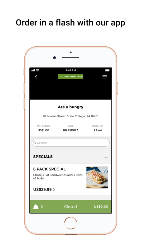 #1. Are U Hungry App (iOS) Podle: Zahi Elhaj