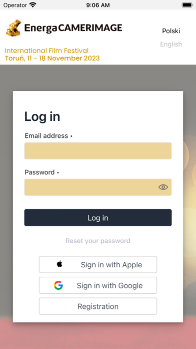 EnergaCAMERIMAGE Screenshot