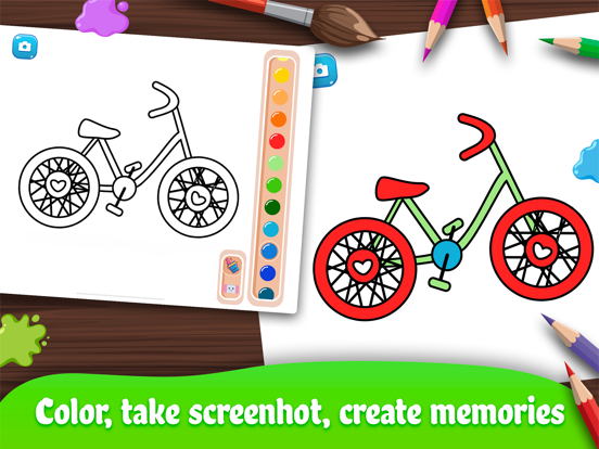 Draw & Color: Toddler Games iPad screenshot 6 - Education app