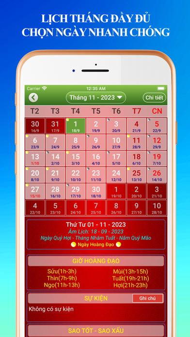 Lịch Vạn Niên 2024 - Lịch Âm Screenshot