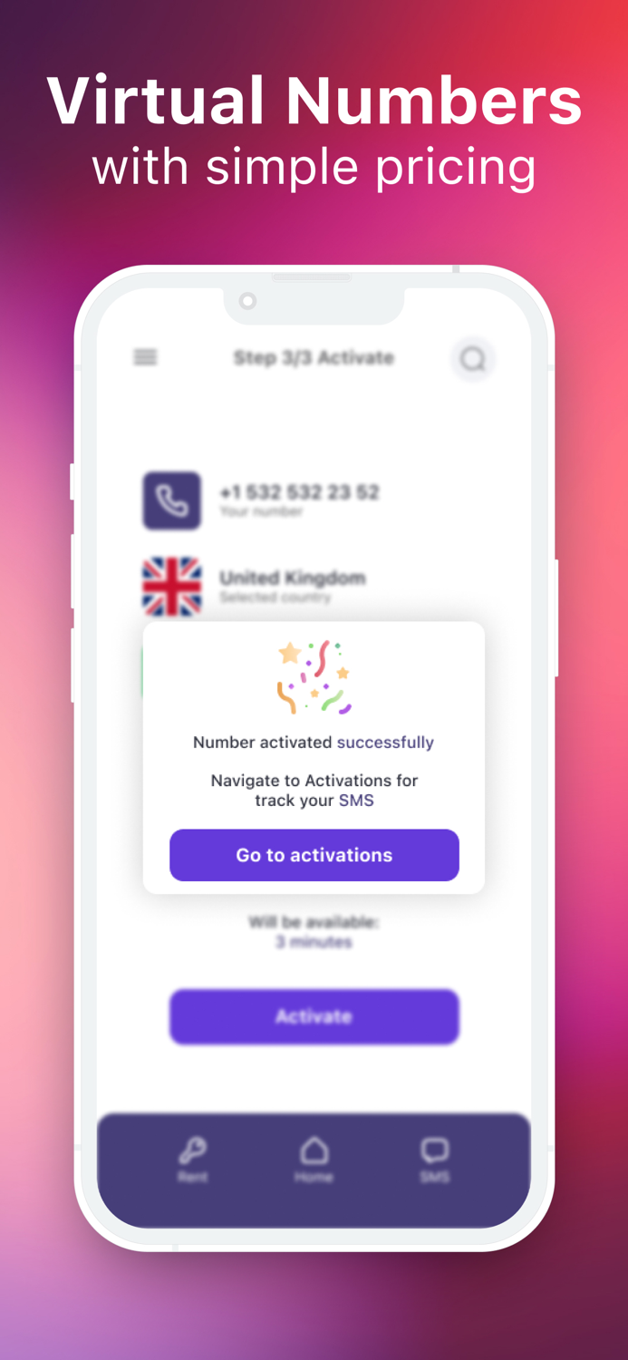 SMS Verification - Virtual SIM