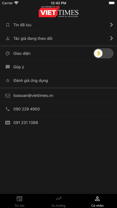 Tạp chí điện tử VIETTIMES Screenshot