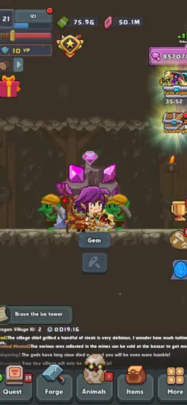Game screenshot Dragon and Warrior-Mining RPG mod apk