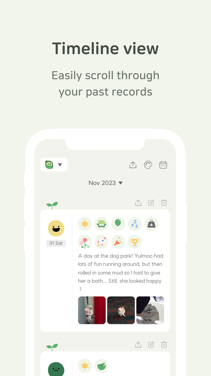 DailyBean - simplest journal