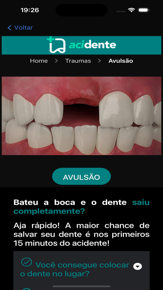 #8. Acidente (iOS) 由: CRESCENDO TREINAMENTOS AVANCADOS LTDA
