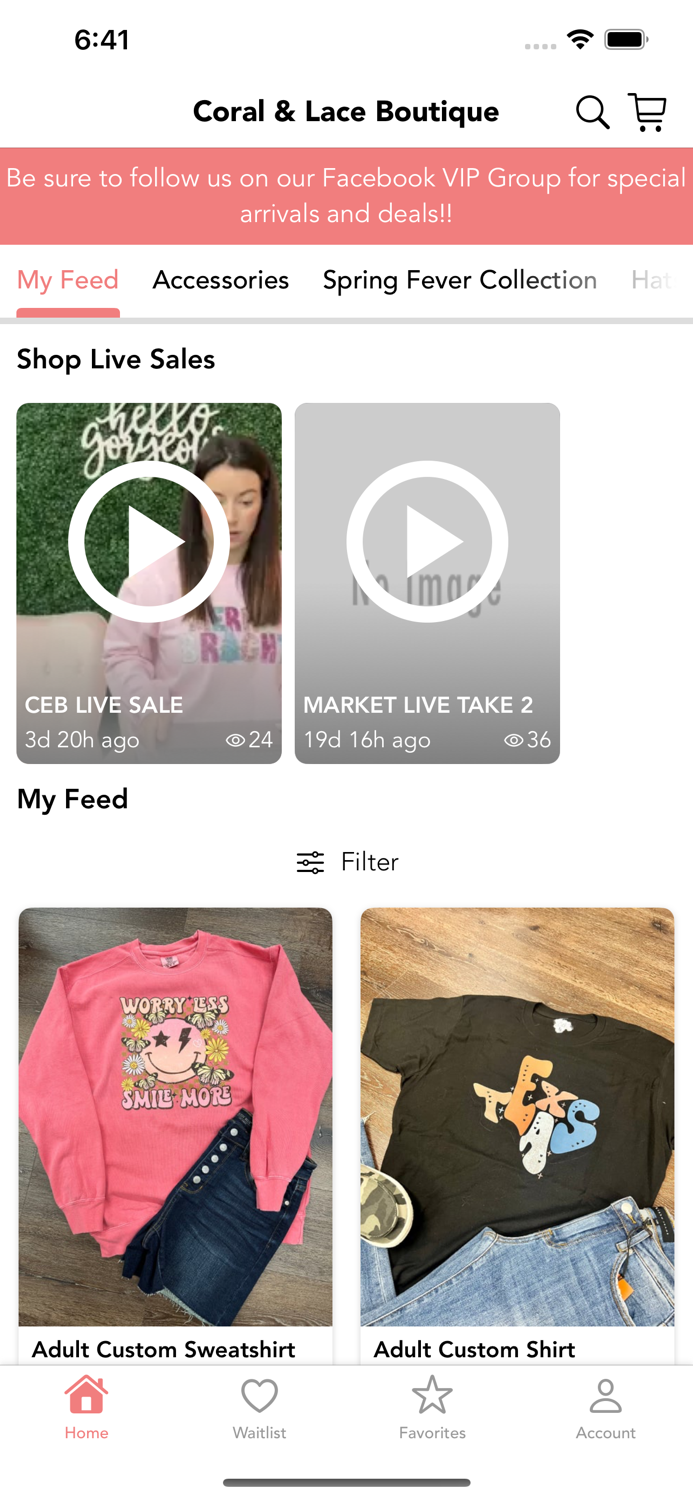 Coral and Lace Boutique