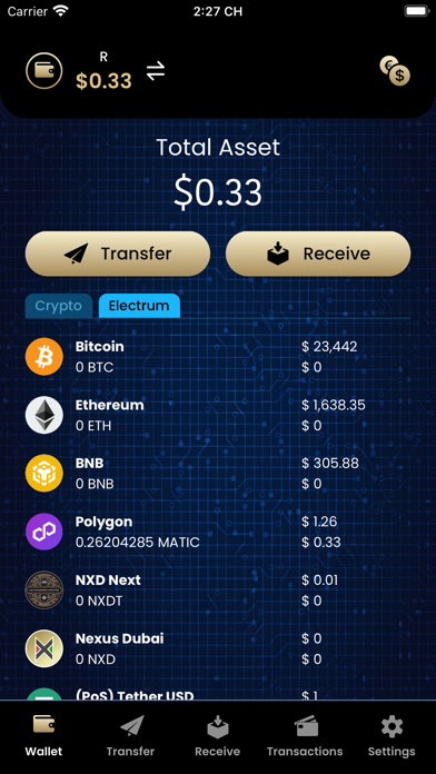 Bitsmith -Blockchain Wallet Screenshot