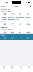 Trackit Macronutrient Tracker screenshot #2 for iPhone