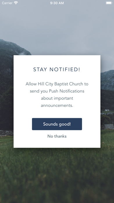 Hill City Baptist Church Screenshot